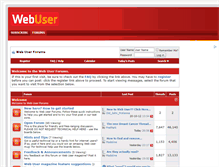 Tablet Screenshot of forum.webuser.co.uk